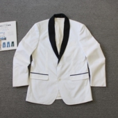 小奢男装 today shi 青果领夹克外套 瑕疵we