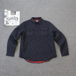 today 澳喂丝男装 shi 棉服夹克外套we C20 菱格圆弧衣摆多口袋薄款