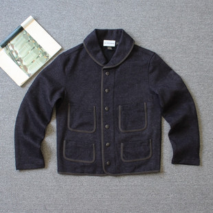 乐福佬仁 又又羊毛混纺 美式复古人字纹 男装夹克  D17weshitoday