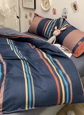 四件套bed linen cover pillow student bedding set sheet sets