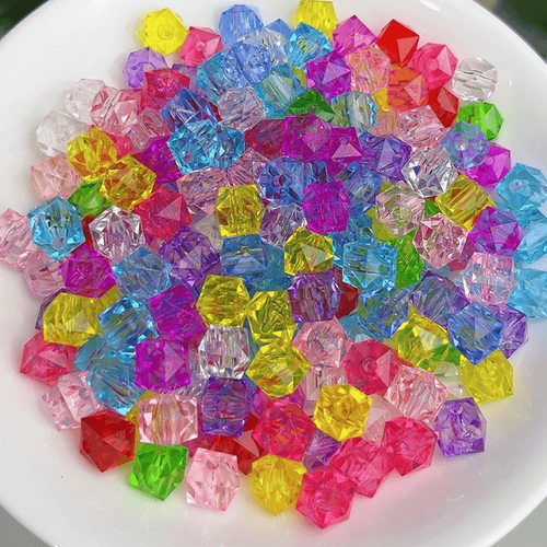 混色卡8菱形珠卡10菱珠珠做儿童