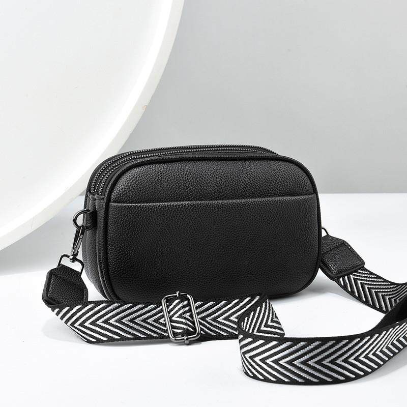 跨境流行小包包2023新款多层软皮质感宽肩带单肩斜挎包简约妈妈包,运动包/户外包/配件,单肩背包,淘宝优惠券,粉丝福利购,淘宝优惠卷