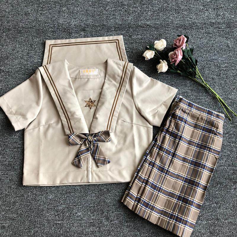 日系正统不良jk制服软妹学院风校服学生奶茶水手服网红格子裙套装,女装/女士精品,学生校服,淘宝优惠券,粉丝福利购,淘宝优惠卷