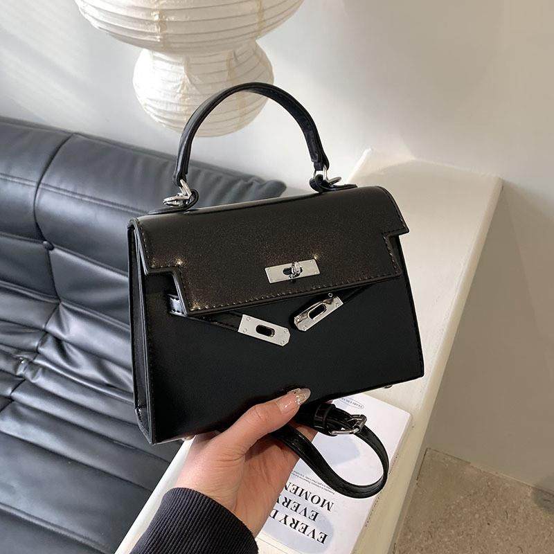 复古休闲手提小包包女2024新款简约时尚小方包韩系斜挎包凯莉包,箱包皮具/热销女包/男包,通用款女包,淘宝优惠券,粉丝福利购,淘宝优惠卷