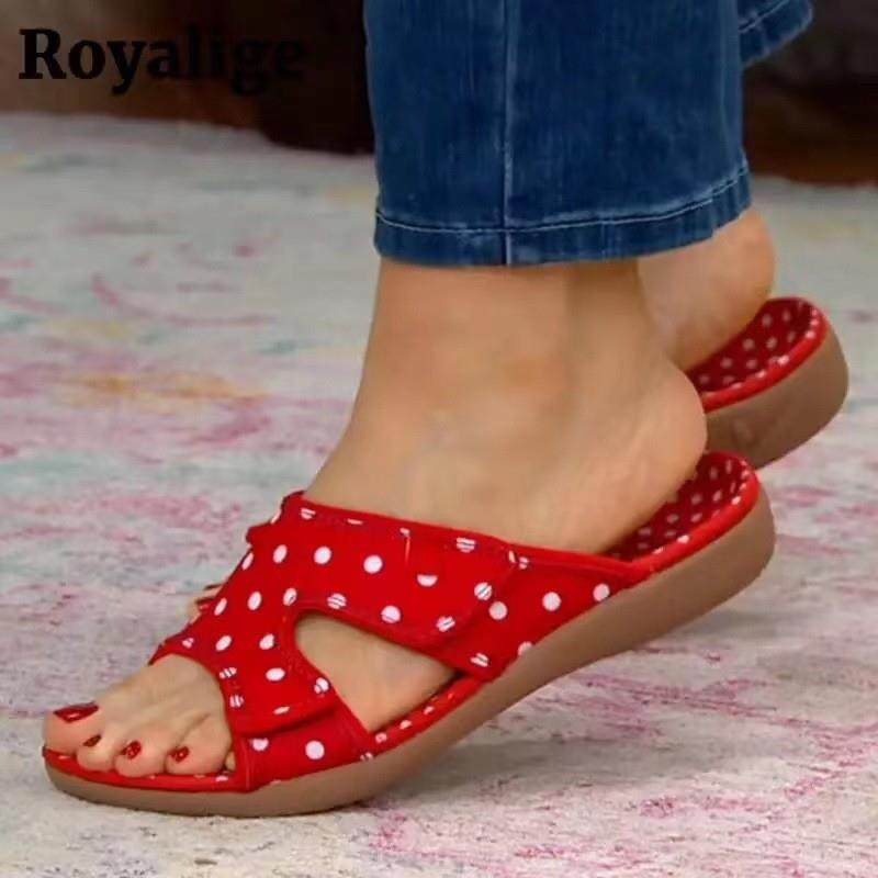 跨境凉鞋网红新款2022今年新款流行超仙女土凉拖大码女鞋平底夏季,女鞋,一字拖,淘宝优惠券,粉丝福利购,淘宝优惠卷