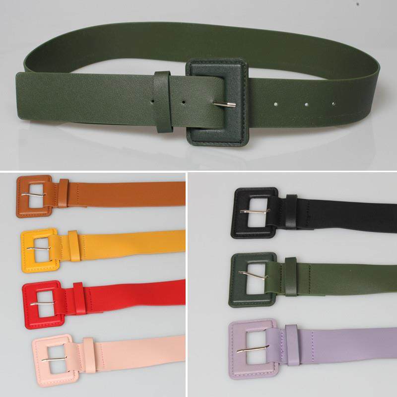 简约百搭绿色宽皮带配连衣裙子羽绒服大衣装饰腰带女士针扣腰封黑,服饰配件/皮带/帽子/围巾,腰带/皮带/腰链,淘宝优惠券,粉丝福利购,淘宝优惠卷
