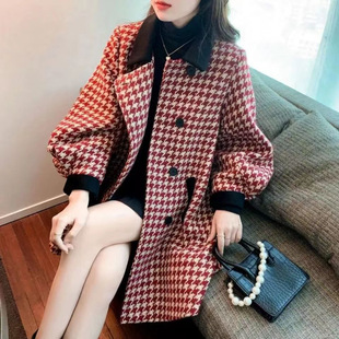 2026 women clothes冬季加厚毛呢外套女装冬装2026年新款中长款呢