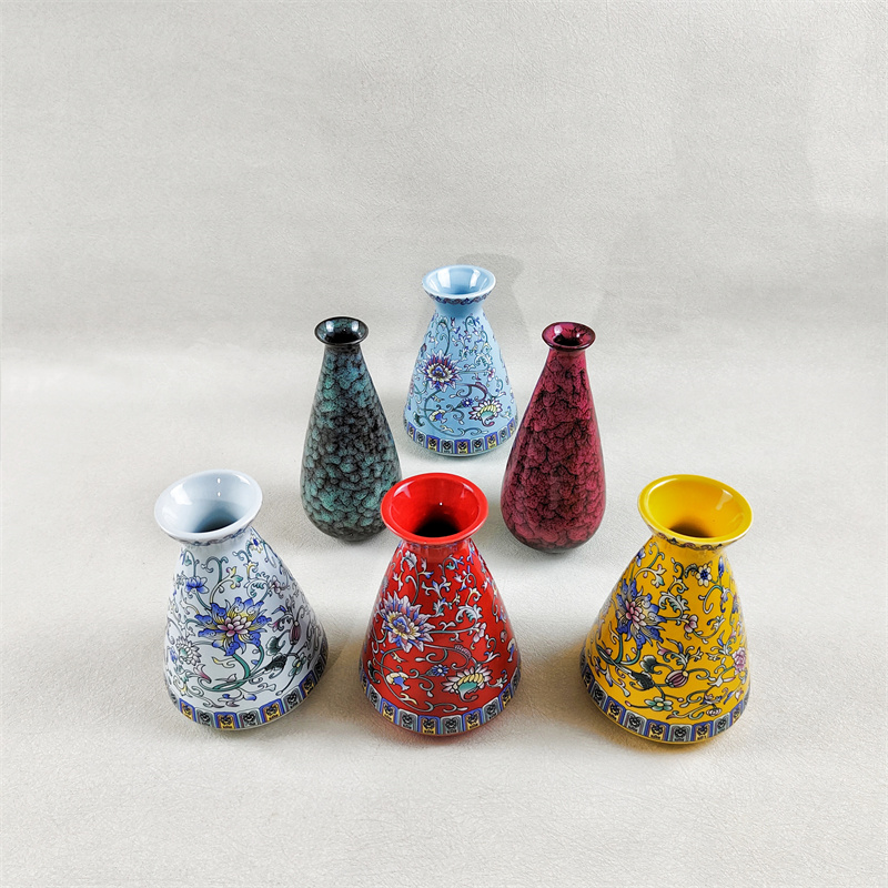 刺身装饰干冰小壶小罐盅创意小摆件海鲜资造干冰杯点缀摆件陶瓷瓶