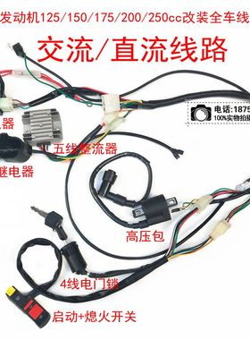 越野摩托车CG125 150 175 200 250cc阿波罗川崎 高赛总成线 线速