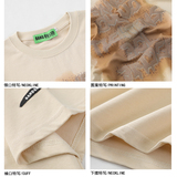 （数据款）现货/双纱面料美式复古字母情侣短袖T恤1015-T220-P49，男装T恤，四季星座1015