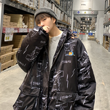 高级感宽松oversize美式工装棉衣加厚棉服1015-MY131-P125控148，男装棉衣，四季星座1015