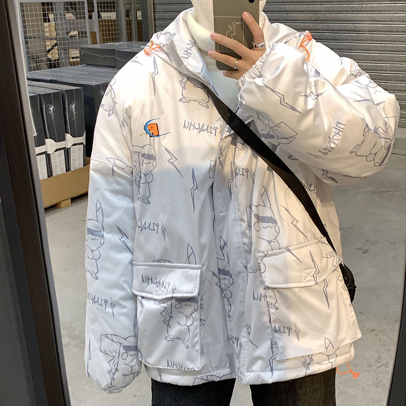 高级感宽松oversize美式工装棉衣加厚棉服1015-MY131-P125控148,男装棉衣,四季星座1015