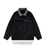 美式cleanfit外套2025春季设计感潮牌青少年夹克1015-JK137-P135，男装夹克，四季星座1015