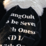 （数据款）美式复古字母提花毛衣男冬季宽松情侣针织衫M190-P78，男装针织衫/毛衣，四季星座1015