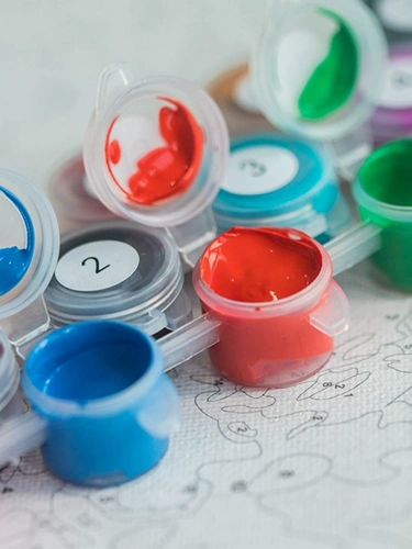 Акриловая DIY Canvas Painting By Numbers Paint Toys Комната DEC или