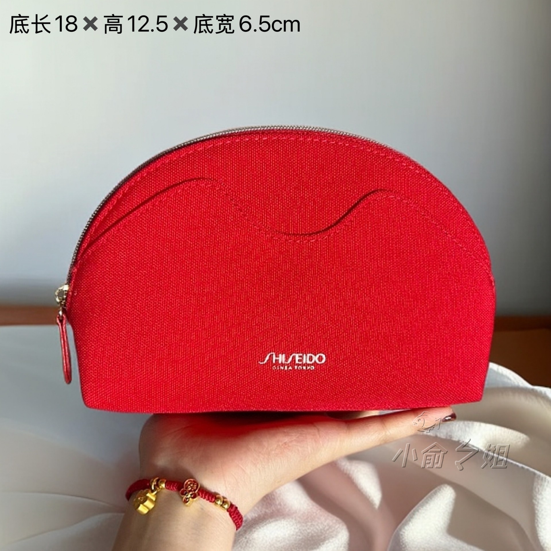 资生堂新款喜庆手拿包厚实帆布收纳包化妆包贝壳型,箱包皮具/热销女包/男包,手拿包,淘宝优惠券,粉丝福利购,淘宝优惠卷