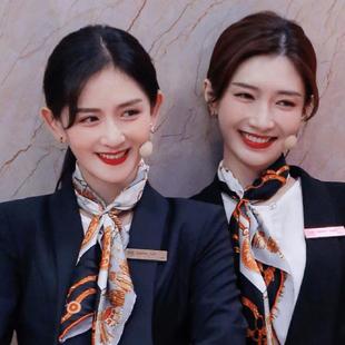 三十而已江疏影王漫妮同款丝巾职业桑蚕丝围巾百搭真丝方巾领巾女