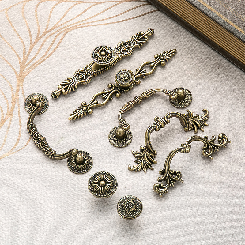 复古橱柜衣柜门拉手鞋柜抽屉把手