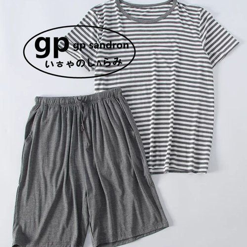 日本gp莫代尔睡衣男士宽松家居服