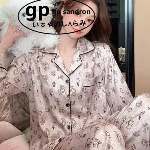 日本GP睡衣女家居服KT猫套装