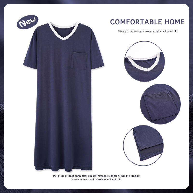 俞兆林纯棉夏季休闲睡裙