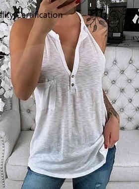 Sleeveless Tanks Women Summer Tops Plus Size