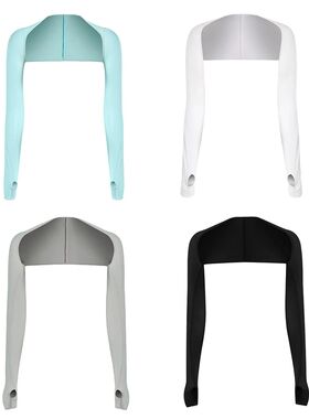 Solid color shawl integrated sleeve women 女纯色披肩一体袖套