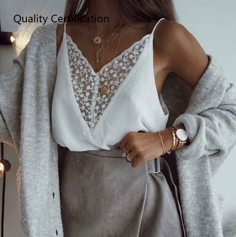 haleco blusa sin mangas Casual Femme chaleco camisa femenina