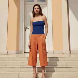 性感内搭外穿无肩带裹胸上衣Waist strapless chest hugging top