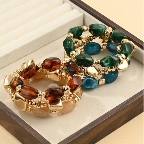 Cross-border irregularly-shaped bracelet for women跨境手串女