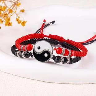border student alloy bracelet gift少女甜美手链 woven Cross