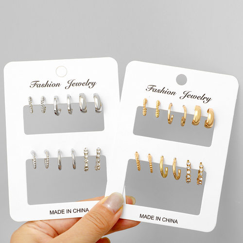 Cross-border earrings set for women's decorative items女耳环