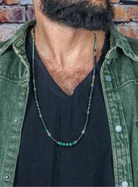 Popular fashion trend Bohemian jewelry - Men's necklace男生