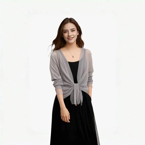 Women's plus-size lace with a blazer-style sunshade cape披肩