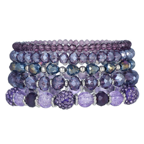 Bohemian girl elastic bracelet casual jewelry跨境女士潮手串