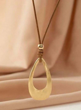 巴洛克复古设计感方块几何U型耳扣耳环钛钢美拉德个性气质耳饰女