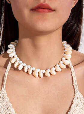Cross-border jewelry beach casual necklace for women跨境项链