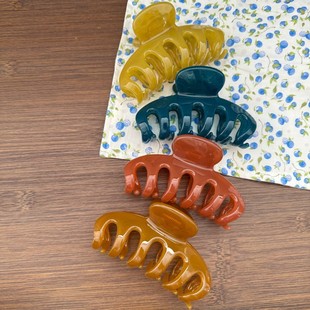 large clip scratch off headwear大号抓夹 elegant women hair