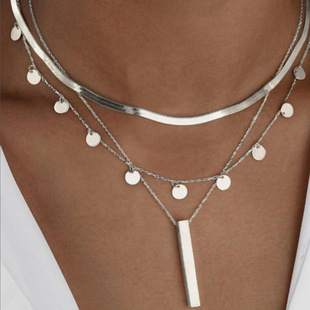 Cross-border new style fringed necklace for women休闲女项链