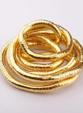 Cross-border entwined snake-shaped necklace for women项链女