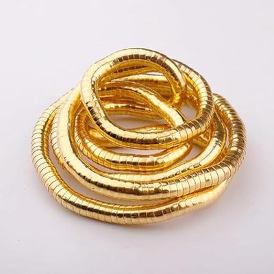 Cross-border entwined snake-shaped necklace for women项链女