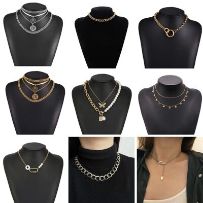Cross-border new-style necklaces for women's jewelry跨境项链