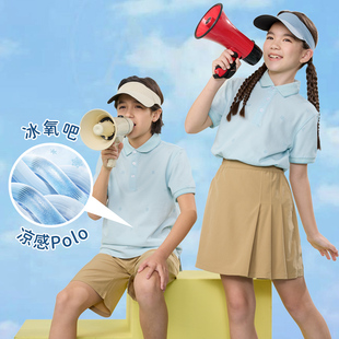 男女童POLO衫 伊顿纪德儿童装 夏新款 学院短袖 25T910 T恤清新印花
