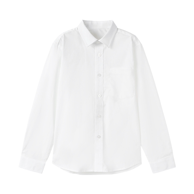 伊顿纪德校服儿童白色衬衣春秋