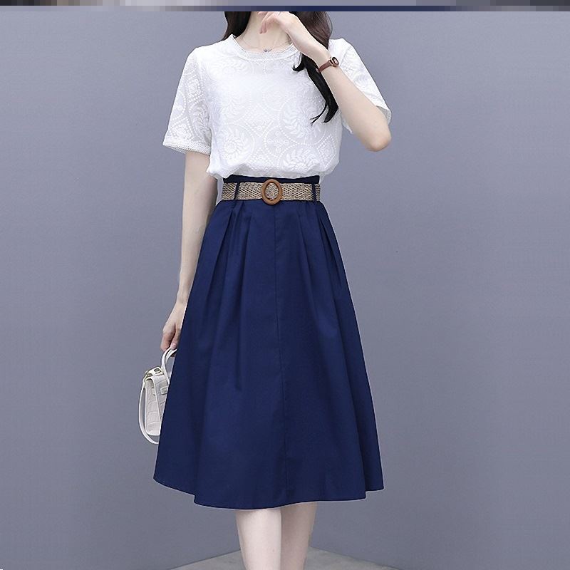 小学教师面试夏季女装老师连衣裙穿搭幼师面试服装轻熟风套装正装