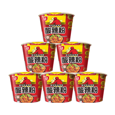 白家陈记四川酸辣粉丝桶装泡面