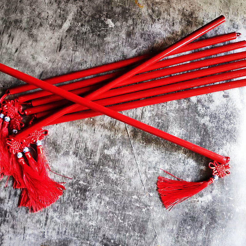 汉服手提灯笼杆实木圆杆舞蹈道具手工材料配件手柄木棍手持灯笼杆