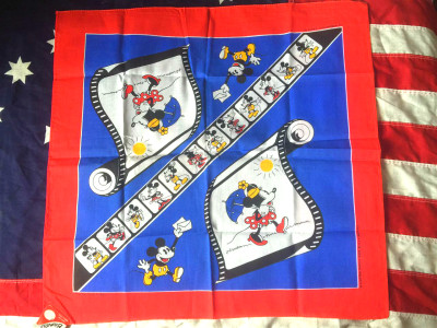 現貨 70年Dead Stock美產珍藏Mickey Mouse Vintage Bandana多款