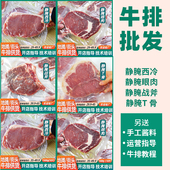 静腌牛排整箱商用街头牛排西餐厅外卖轻食半成品牛扒西冷菲力沙朗