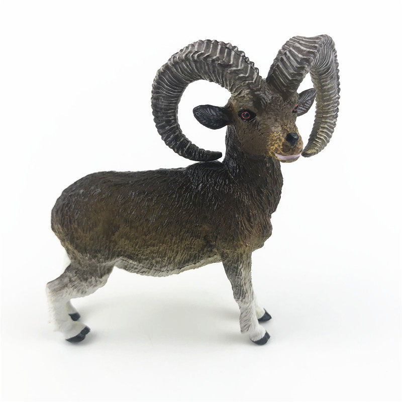 미국 AAA 3A 대량 시뮬레이션 동물 모델 큰뿔 양 염소 영양